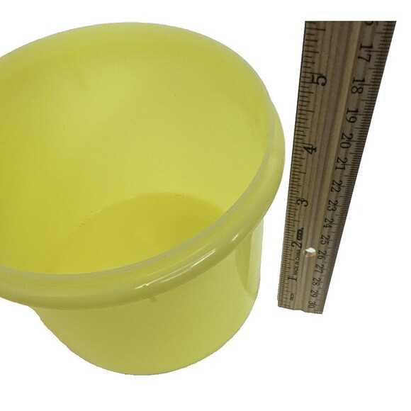 Vintage TUPPERWARE Yellow Storing Containers/ Canister Set #263 &264 With Lids - Picture 12 of 12